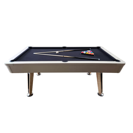 โต๊ะพูล POOL BILLIARD V.22 ขนาด 7 ฟุต สักหลากสีดำ_6